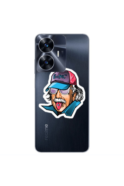 Other Realme Note 50 Einstein Transparent Silicone TPU Θήκη
