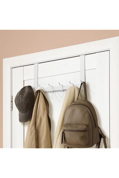 The Bros Over the Door Hooks, 12-Hook Door Hanger Organizer, Adjustable Hook ...