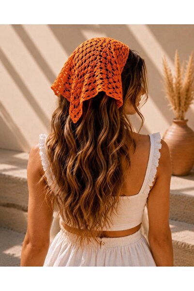 Cherry Butik Hand Knitted Hair Bandana