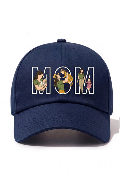 l'eivor MOM - قبعة قطنية مطبوعة بتصميم خاص للغاية للأم والابنة