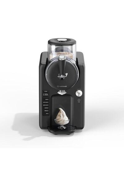 Nutricook 2-in-1 Ice Cream Maker with Built-in Compressor, 6 Frozen Dessert M...