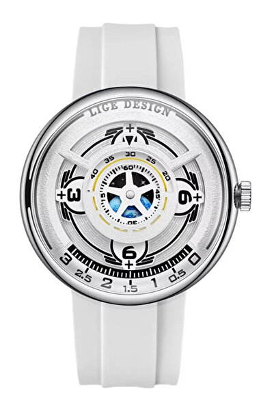 Lige Ceas barbatesc LG89285, Pointerless, Rotate Earth, Quartz, Carcasa 44mm,...