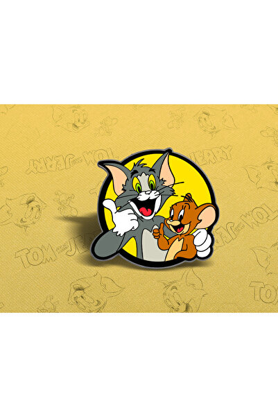 SKYPINZ Tom and Jerry Brooch - Happiness Is the Way to Go - Pin