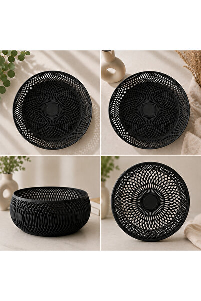 Alvera3D Modern Decorative Weave Design Fruit & Presentation Basket
