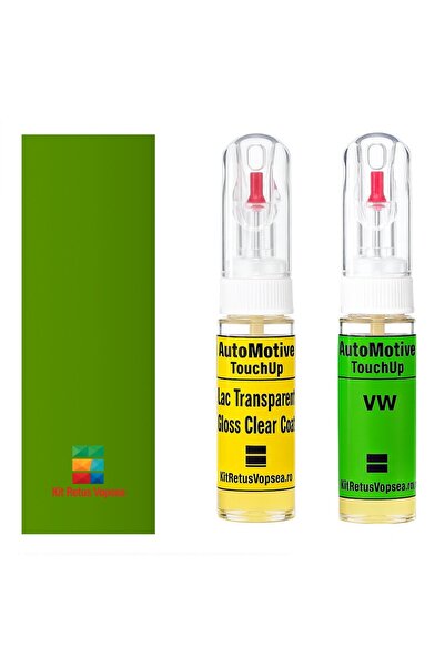 YLKRS AUTOMOTIVE Kit retus vopsea touch-up Volkswagen Kaefer VWL61A (Cliffgru...