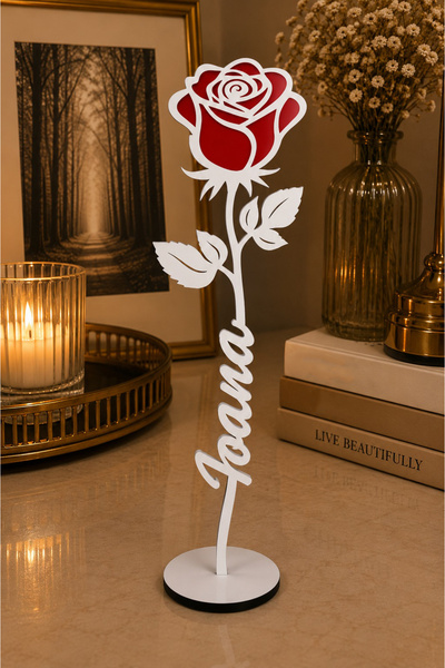 Bello Carino High quality decoration products Trandafir din Lemn Personalizat...