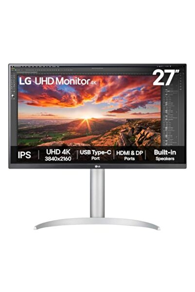 LG 27UP850K-W Monitör PC 68,6 cm [27] 3840 x 2160 piksel 4K Ultra HD LED Nero...