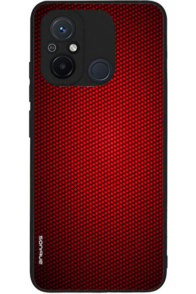 Other Θήκη Sonique Σειράς Carbon για Xiaomi Redmi 12c Κόκκινο