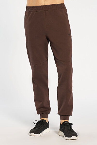 bilcee Men's Jogger Brown Sweatpants 4872