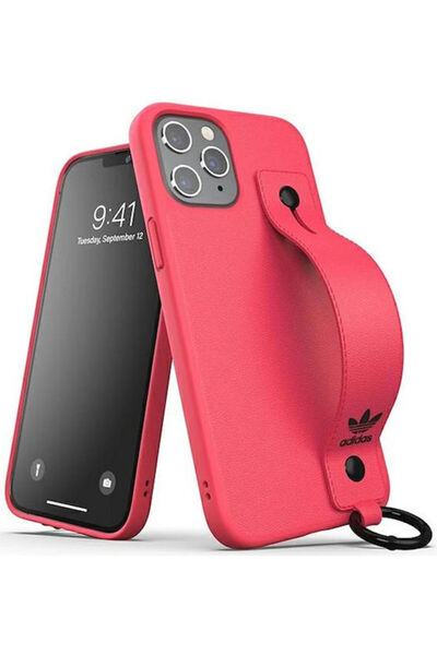 adidas Πλαστικό Πίσω Κάλυμμα με Λουράκι Ροζ (iPhone 12 Pro Max) Κωδικός: 42398