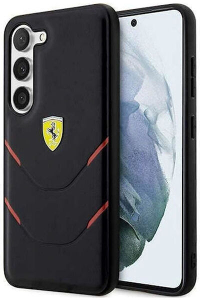 Ferrari Σχέδια Θερμοτυπίας Πίσω Κάλυμμα Πλαστικό / Σιλικόνη Μαύρο (Galaxy S23...