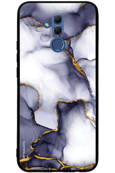 Other Θήκη Sonique Σειράς Marble για Huawei Mate 20 Lite Μωβ Γκρι