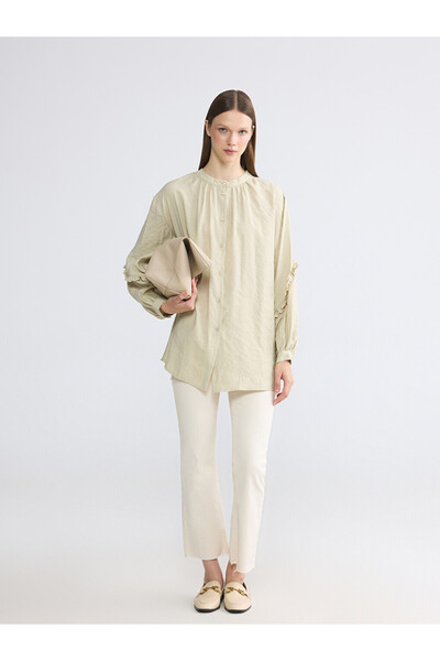 LC Waikiki Ruffled Modal Blend Women's Shirt Tunic
