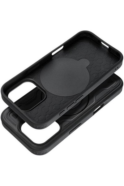 OEM Frost Πίσω Κάλυμμα Σιλικόνης / Πλαστικού Μαύρο (iPhone 16)