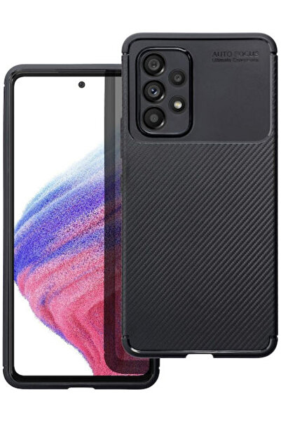 OEM CARBON PREMIUM Πίσω Κάλυμμα Σιλικόνης Μαύρο (Galaxy A14)