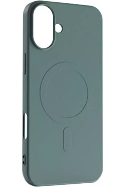 Hurtel Θήκη Υγρής Σιλικόνης Magsafe για iPhone 16 Pro Max Σκούρο Πράσινο
