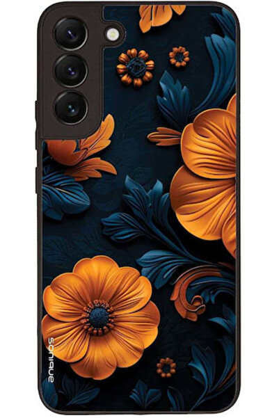 Other Θήκη Sonique Σειράς 3D Λουλουδιών για Samsung Galaxy S22 Plus Πορτοκαλί 01