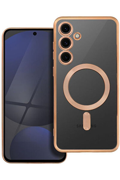 OEM Electro Mag Χρυσή Θήκη Πλάτης Σιλικόνης για Galaxy S24 FE Κωδικός: 607867