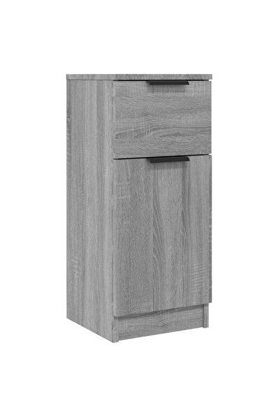 vidaxl Servantă, sonoma gri, 30x30x70 cm, lemn prelucrat
