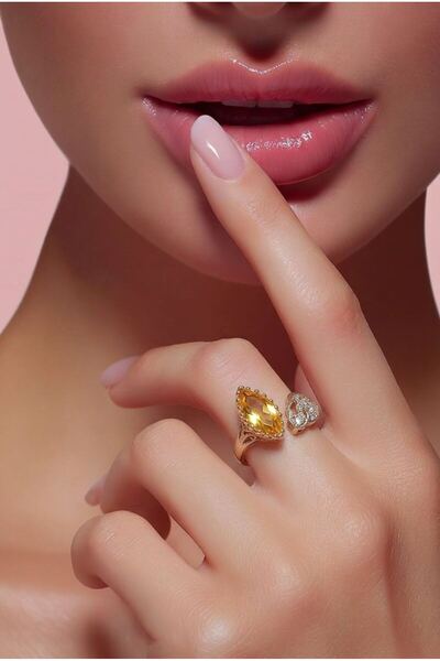 Monalisa Home Adjustable Zircon Stone Patterned Luxury Ring