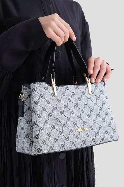 Armine Dotted Bag Gray