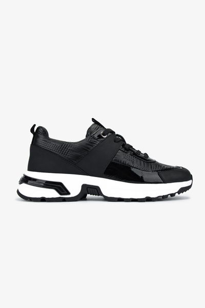 Valmenti Erkek Hakiki Deri Siyah Sneakers & Spor Ayakkabı