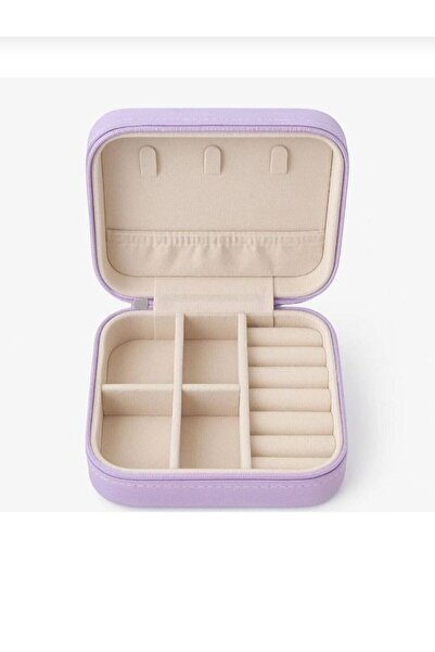 PEKPLUS Mini Jewelry Box Travel Type Jewellery Case Necklace Ring Earring Org...