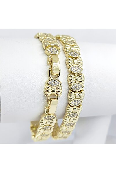 Milena BRATARA DAMA PLACATA CU AUR 14K -LUNGIME 19CM