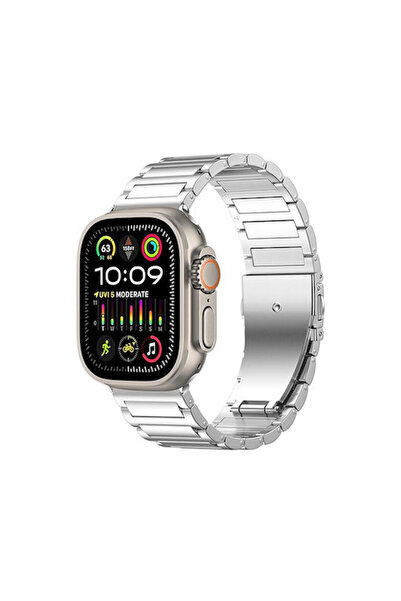 Techsuit W012 Λουράκι Ανοξείδωτο Ατσάλι Ασημί (για Apple Watch (1-10, SE, Ult...