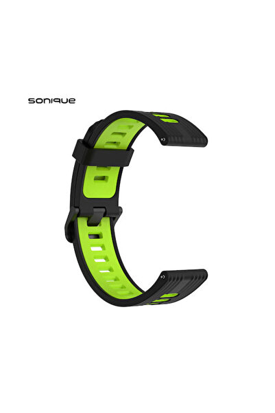 Other Λουράκι Sonique Σιλικόνης Μαύρο / Λάχανο (Amazfit GTS/GTS 2/3/4/GTS 2e/...