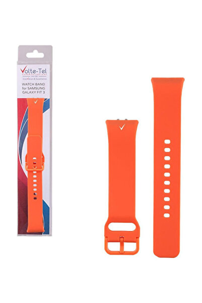 Other Λουράκι Volte-Tel Σιλικόνης Πορτοκαλί (Galaxy Fit3)
