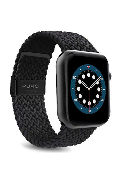 Puro Υφασμάτινο λουράκι νάιλον Loop Μαύρο (Apple Watch 38/40/41/42mm) AW40LOO...