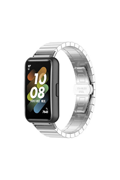 Techsuit W012 Ασημί Φορετό Λουράκι από Ανοξείδωτο Ατσάλι για Garmin Fenix 3/3...