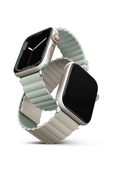 uniq Revix Λουράκι Σιλικόνης Σειζ / Μπεζ (Apple Watch 38/40/41mm)