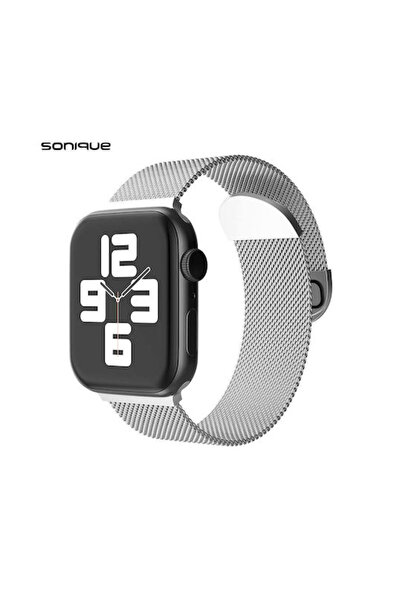 Other Λουράκι Sonique από Ανοξείδωτο Ατσάλι Ασημί (για Apple Watch (42/44/45/...