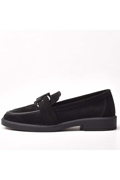 Gusse Holden Women's Genuine Suede Leather Loafer Shoes 527-2