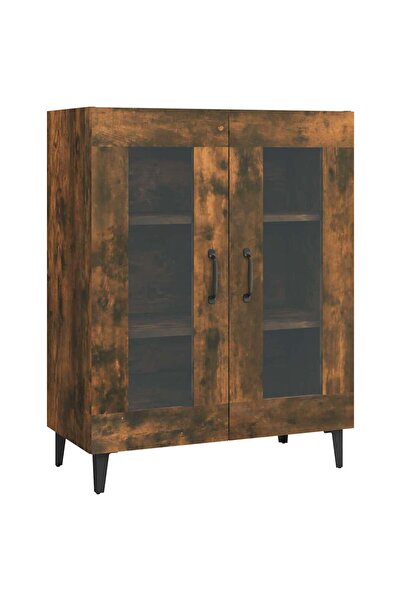 vidaxl Wardrobe, smoky oak, 69.5x34x90 cm, composite wood