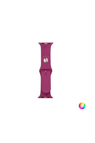 CONTACT Λουράκι Σιλικόνης με Πείρο Μπλε (Apple Watch 44/45/46mm/Ultra 49mm) L...