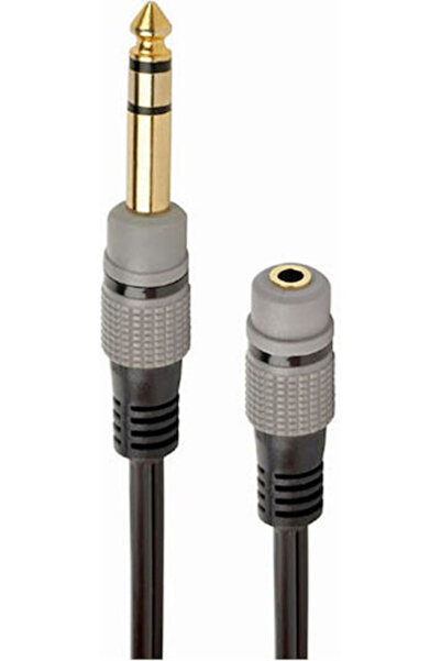Cablexpert Μετατροπέας αρσενικό 6.3mm σε θηλυκό 3.5mm 1 τεμάχιο A-63M35F-0.2M