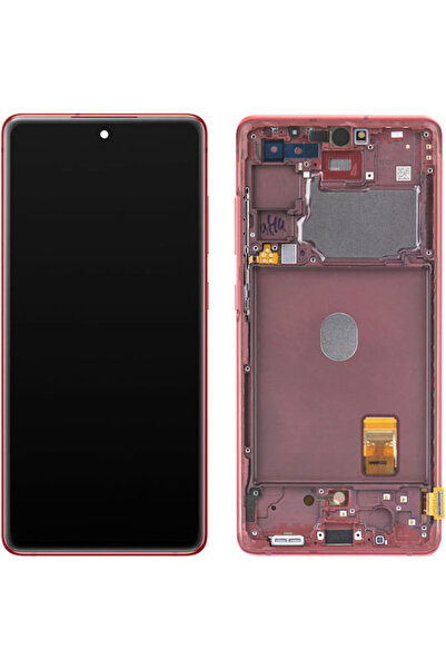 Samsung Οθόνη με μηχανισμό αφής για Galaxy S20 FE G780 (Κόκκινο) Κωδικός: GH8...