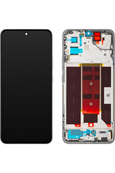 OPPO Οθόνη με μηχανισμό αφής για Reno12 Pro (Ασημί)