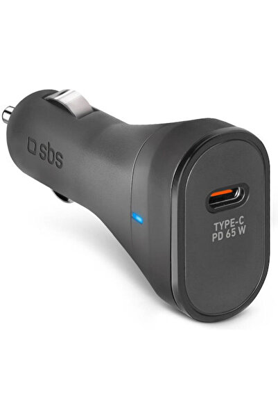 SBS Φορτιστής αυτοκινήτου 65W 3A με μία θύρα: 1xType-C Μαύρο Κωδικός χρώματος...