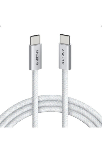 Anker Zolo Καλώδιο USB-C σε USB-C 240W 1.8μ Λευκό