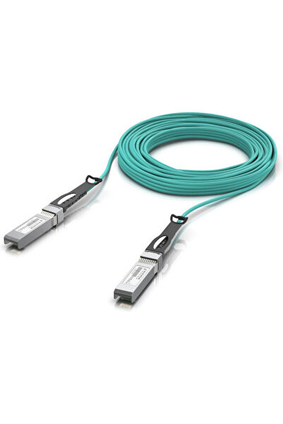 Ubiquiti Καλώδιο Οπτικών Ινών SFP+ 20μ Τιρκουάζ Κωδικός: UACC-AOC-SFP28-20M