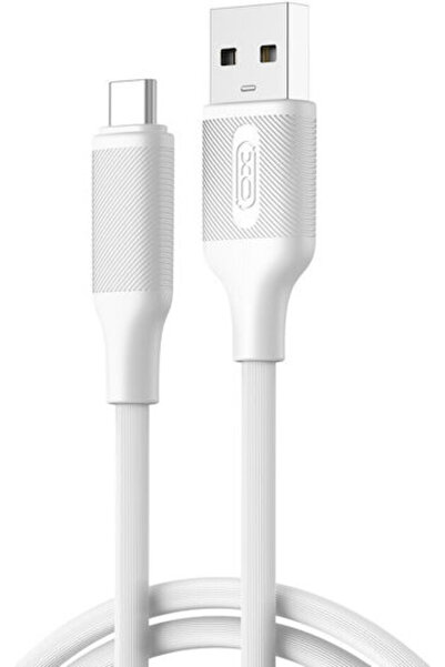 Xo Καλώδιο USB 2.0 USB-C Αρσενικό - USB-A 15W Λευκό 1μ