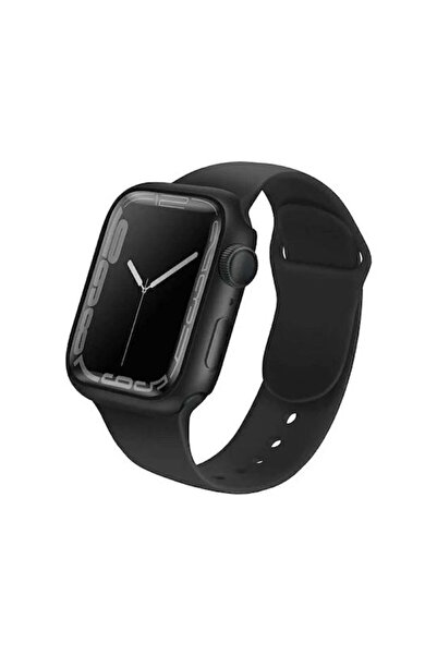uniq Legion Πλαστική Θήκη με Γυαλί σε Μαύρο χρώμα για Apple Watch 45mm