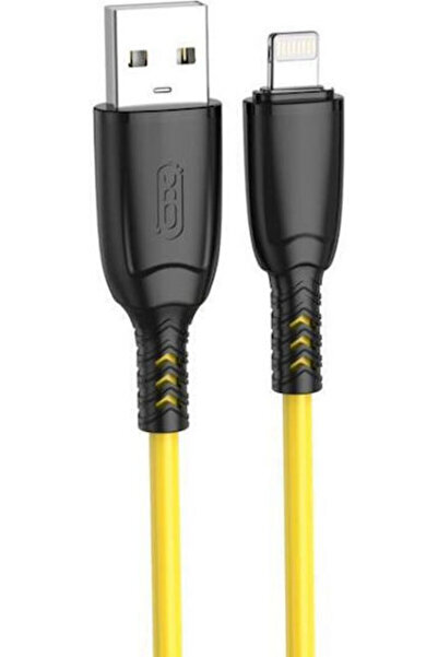 Xo Καλώδιο USB-A σε Lightning Κίτρινο 1μ (XO-NB245-LYL)