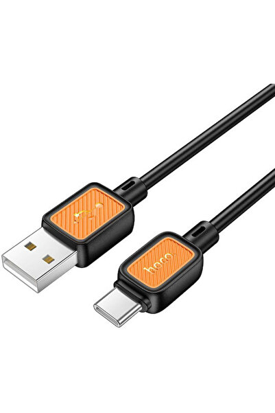 hoco. Hoco Hoco Καλώδιο USB Type-C USB 2.0 USB-C Αρσενικό - USB-A 18W Μαύρο 1μ