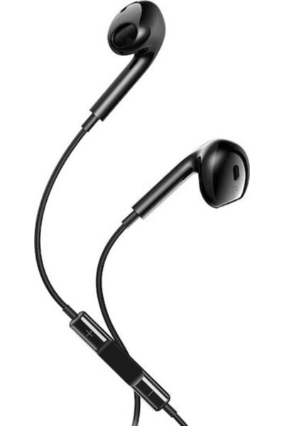 MaXlife Ενδοωτικά ακουστικά handsfree με υποδοχή USB-C, μαύρα