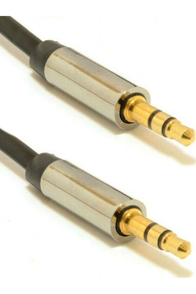 Gembird Καλώδιο Jack 3.5mm, Αρσενικό 3.5mm - Αρσενικό 3.5mm, Μαύρο, 0.75μ, CC...